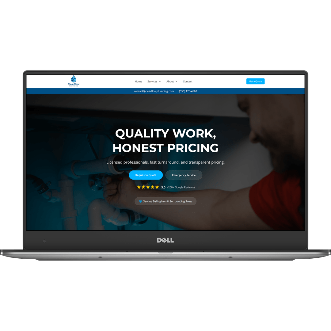 Business website - Clean and professional design