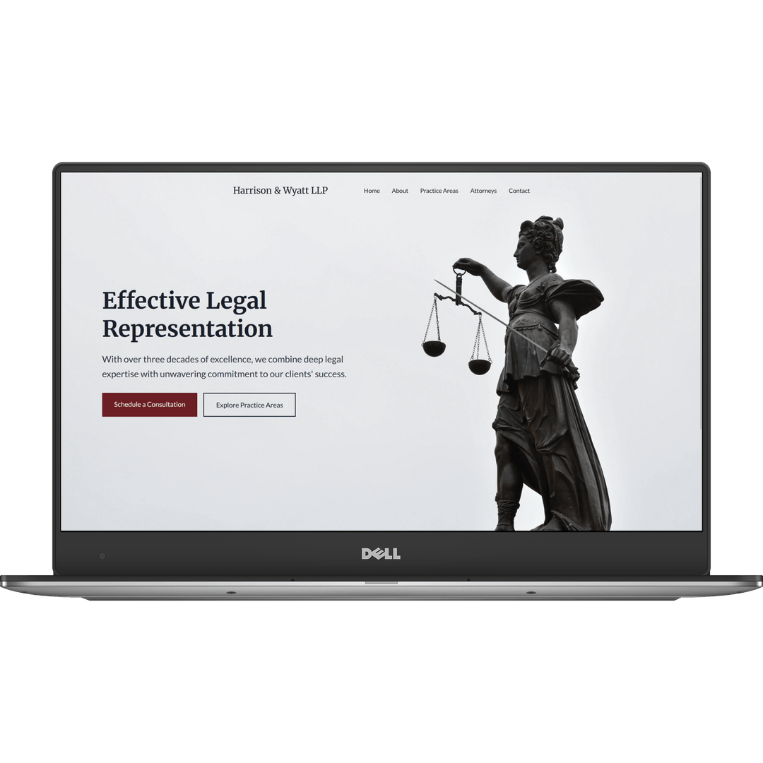 Professional website design - Modern business layout